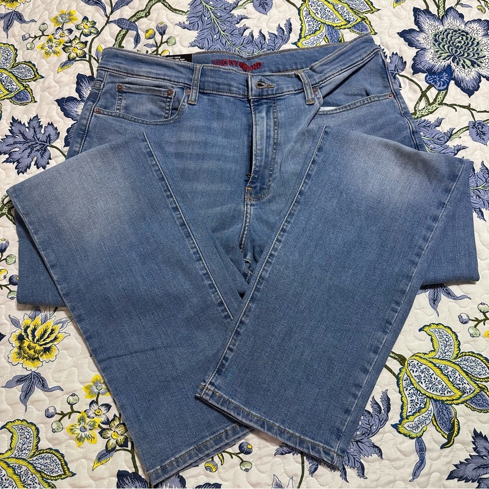 Lucky Brand Mid Rise Stretch Denim Jeans